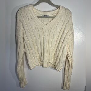 Madewell cropped sweater